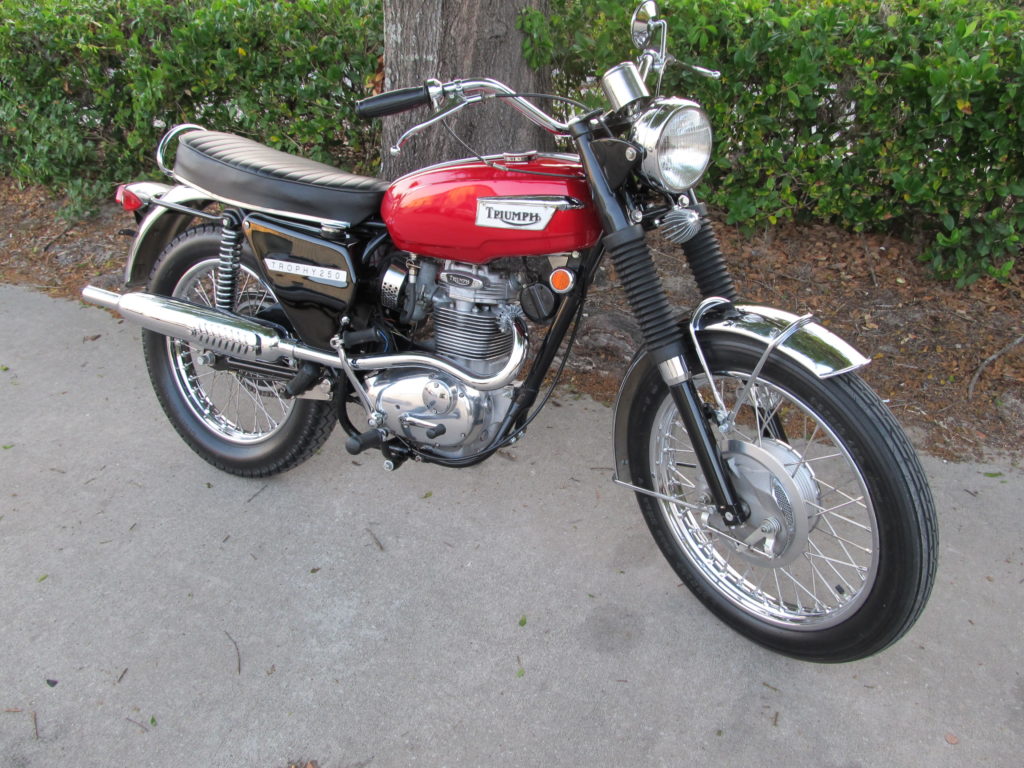 Restored 1969 Triumph 250TR